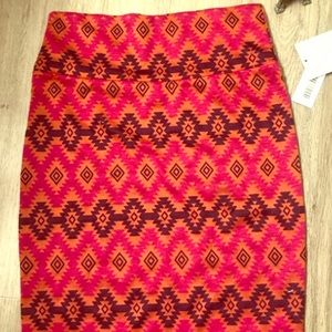 Lularoe Cassie Medium western Print NWT Aztec